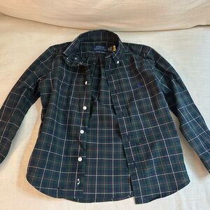 Polo RL boys 4T button down plaid shirt